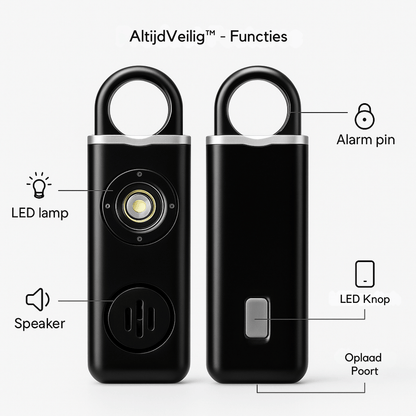 AltijdVeilig™ - Sleutelhanger Alarm